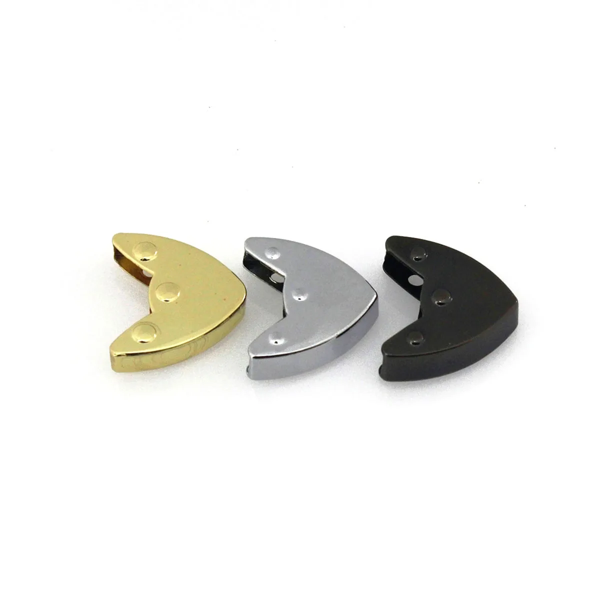 2pcs Metal Sharp Zipper Stopper Zipper Tail Clip Screws Clip Edges Protector Clasp for DIY Leather Crafts Hardware Accessories