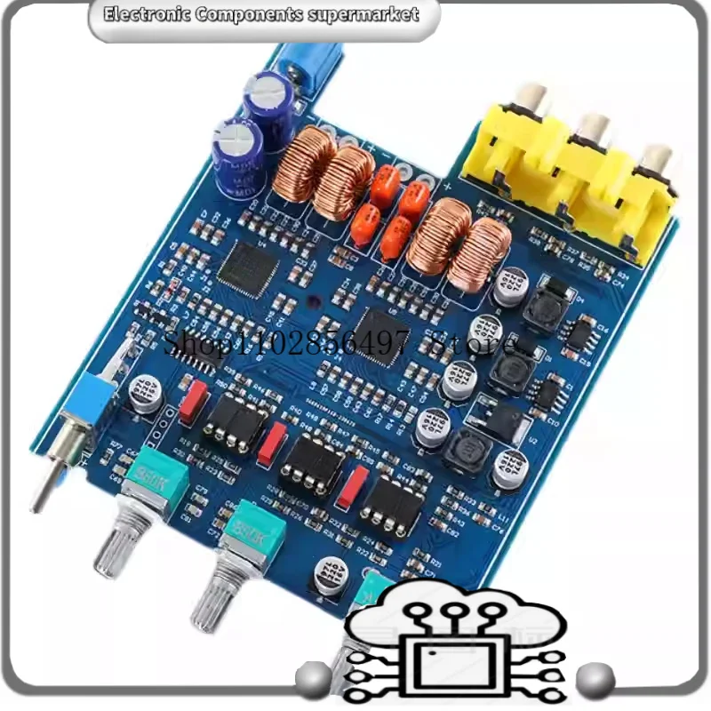 

MA12070*2 Class D Digital Power Amplifier 160W*2 HiFi Stereo Audio Power Amp with Treble and Bass Adjustment For CD DAC Preamp