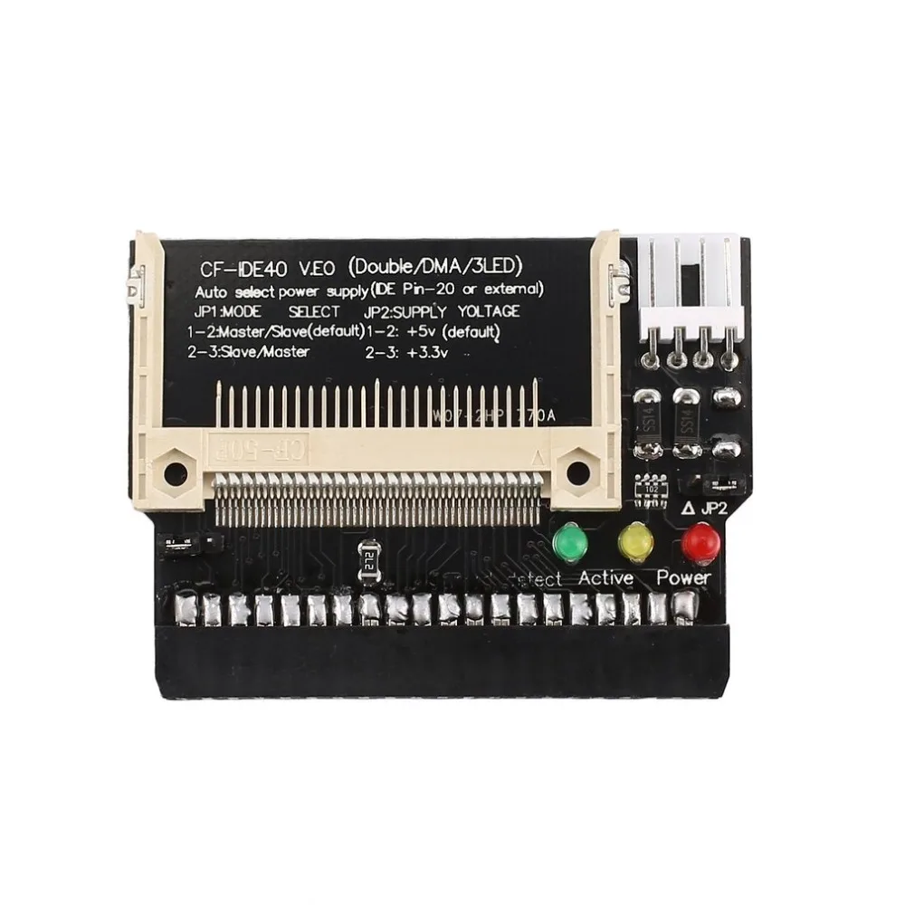 40-pins compact flash CF naar 3,5 vrouwelijke IDE opstartbare adapterconverterkaart Standaard IDE-interface True-IDE-modus voor pc-harde schijf