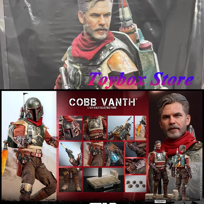 

Hot Toys HT TMS084 1/6 Cobb Vanth Action Figure Star Wars Series The Mandalorian Marshal Delicate Mini 12" Full Set Man Soldier