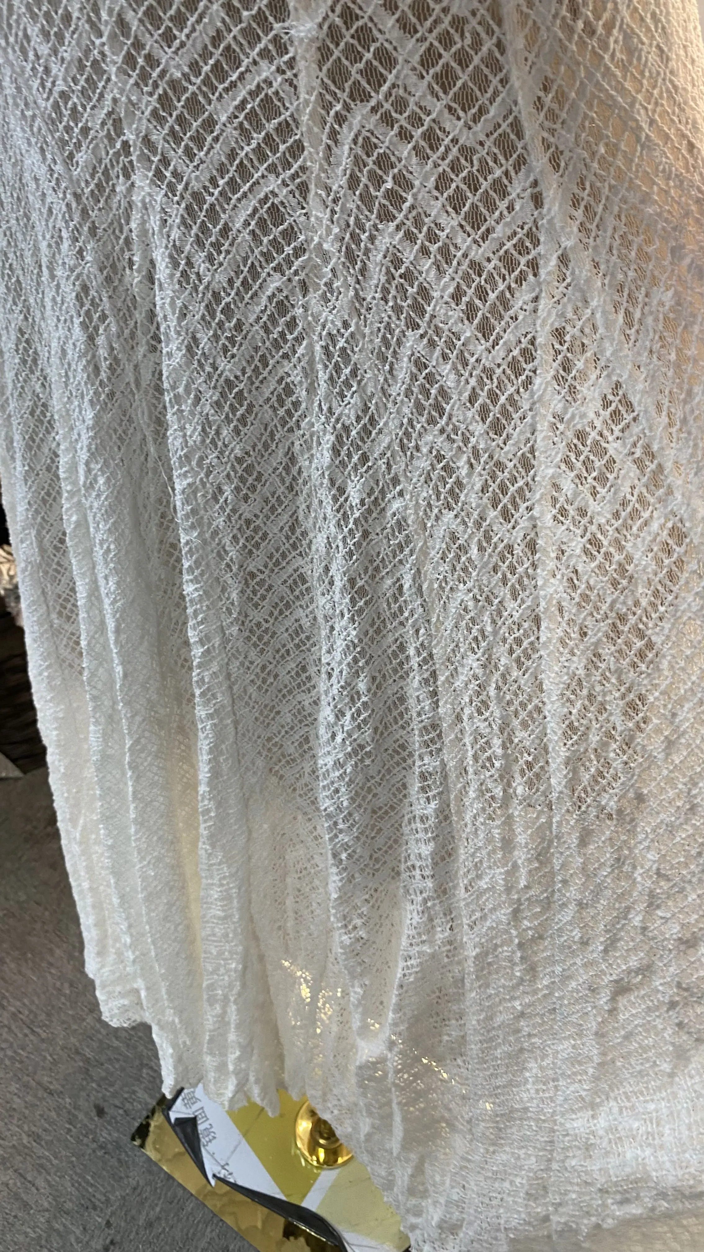 Premium Wholesale 2025 Autumn New Fashion Long-Sleeved Slim Fit Elegant Lace See-Through Women's Clothing-GZXX073