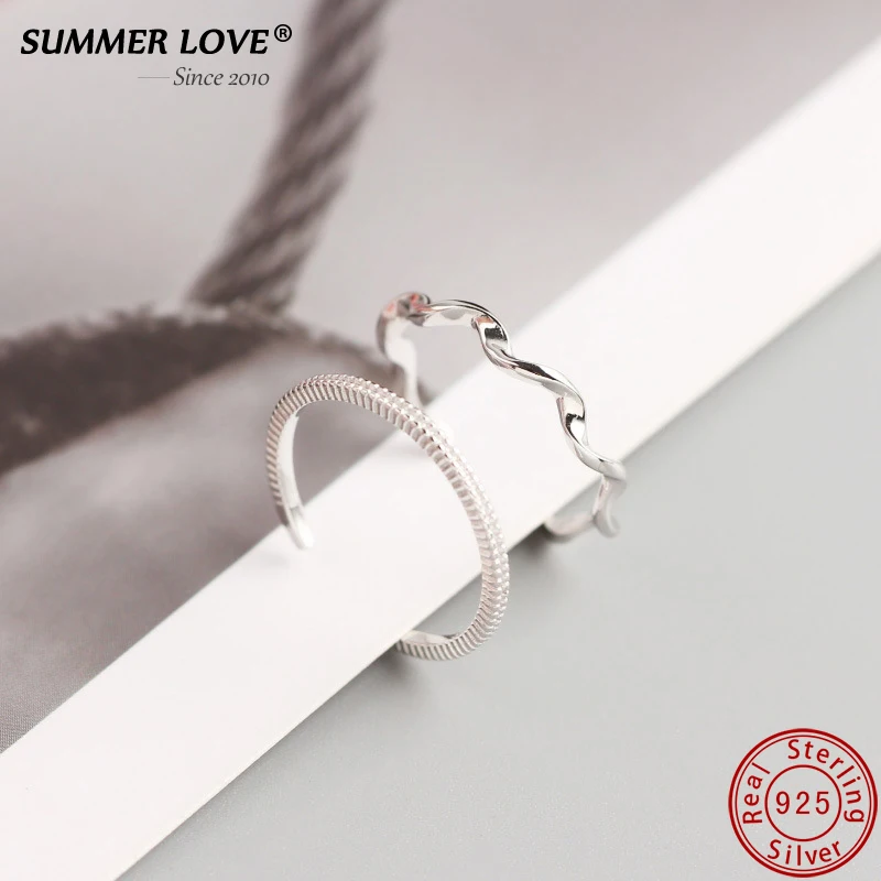 

Summer Love 925 Sterling Silver Ring Design for Women Fashion Fine Jewelry 2023 Best Gift Cyberpunk Dropshipping Trend