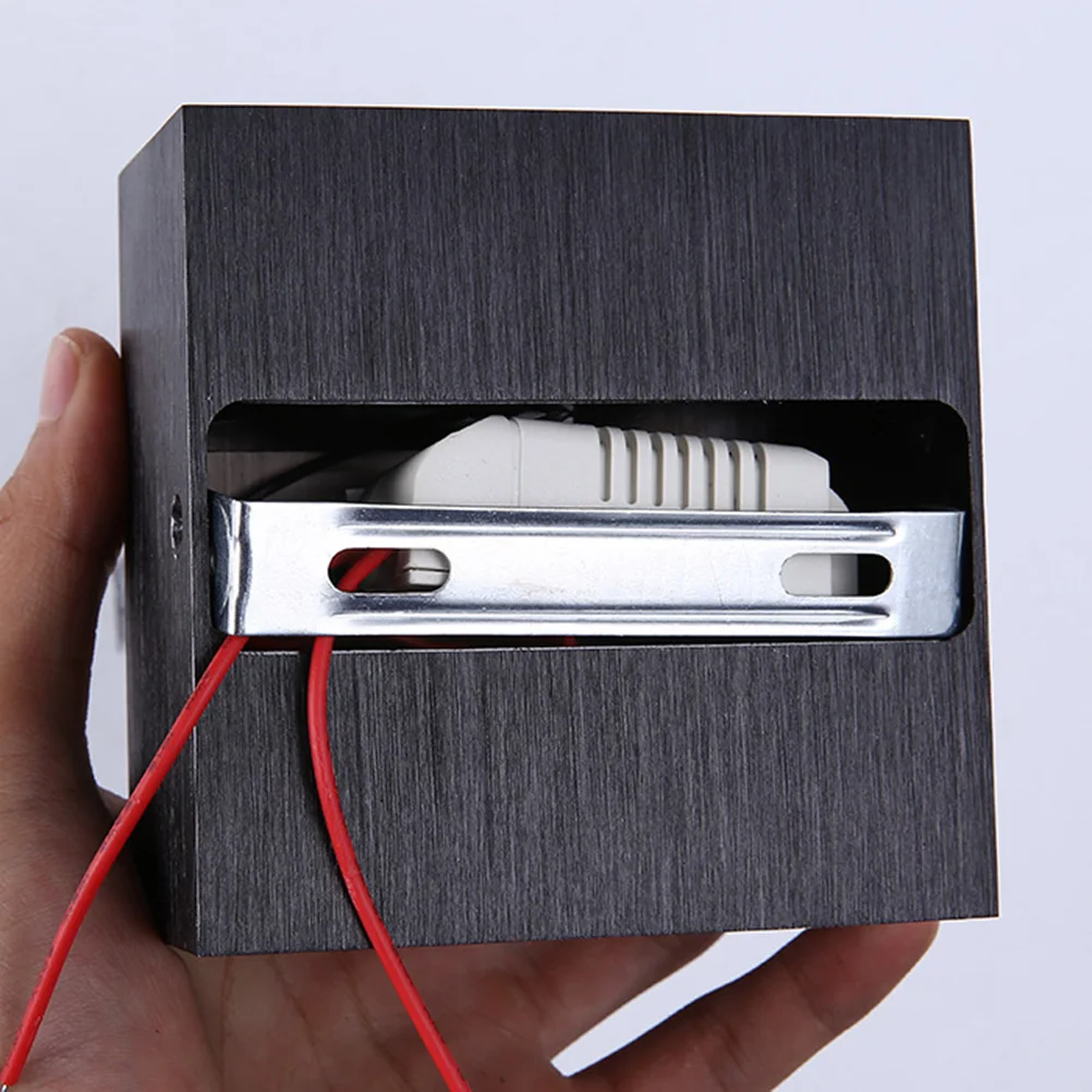 

Square LED Wall Light Lights for Living Room Sconce Rechargeable Modern Lamp Bedroom Porch