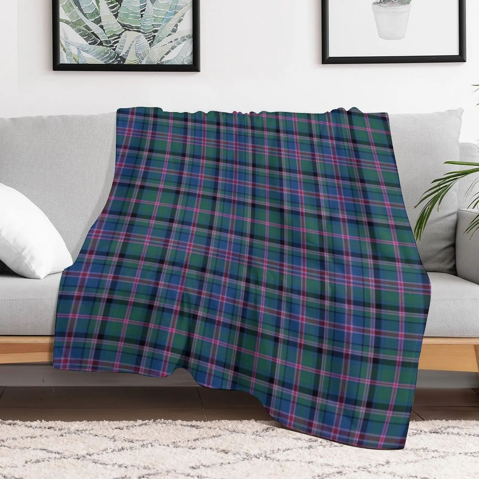 Clan Cooper Tartan Throw Blanket