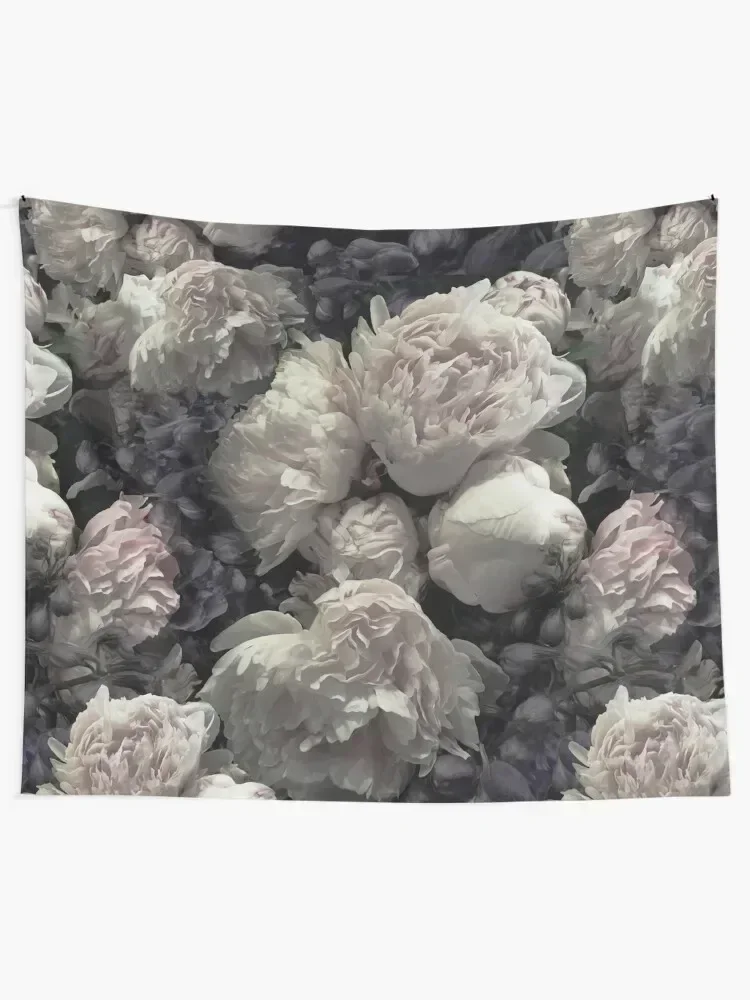 Peonies pink old masters style Tapestry Decoration For Rooms Outdoor Decor Tapestry