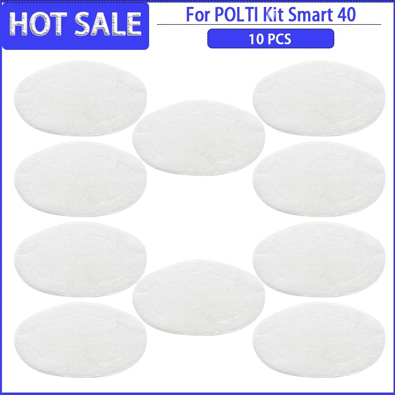 Mop Cloths for POLTI Kit Vaporetto Smart 40 Mop Steam Cleaner SV400 Hygiene SV420 Frescovapor Replacement Mop Pad Cleaning Floor