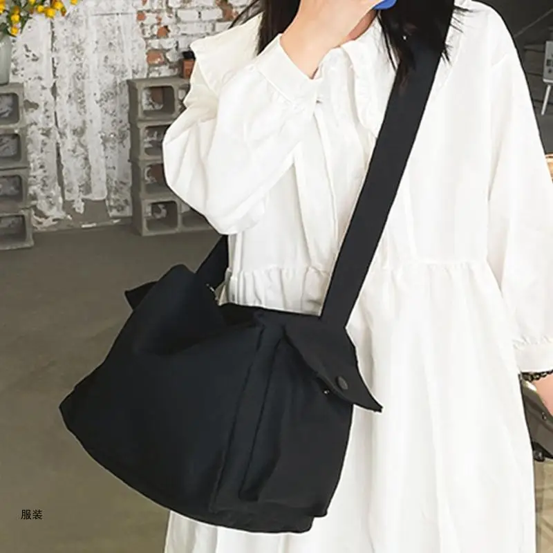 D0UD Portable Large Capacity Shoulder Bag Crossbody Bags Tote Satchel Purse Leisure Travle Bags for Women Men