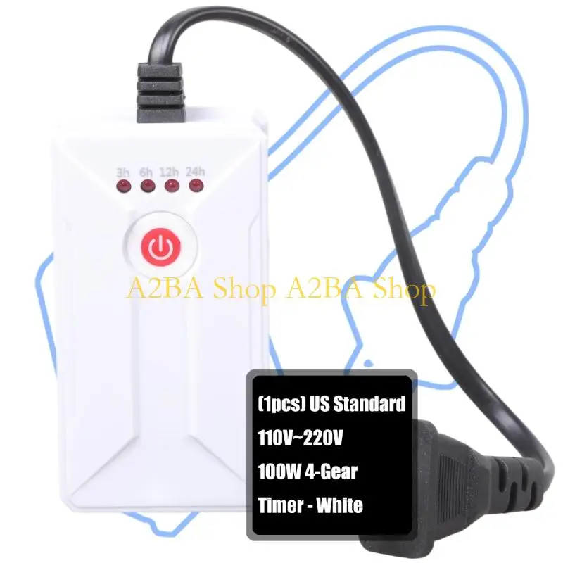A2BA 110 220V Timer Outlet 4 Mode Memory Function For Appliances Aquariums Lights