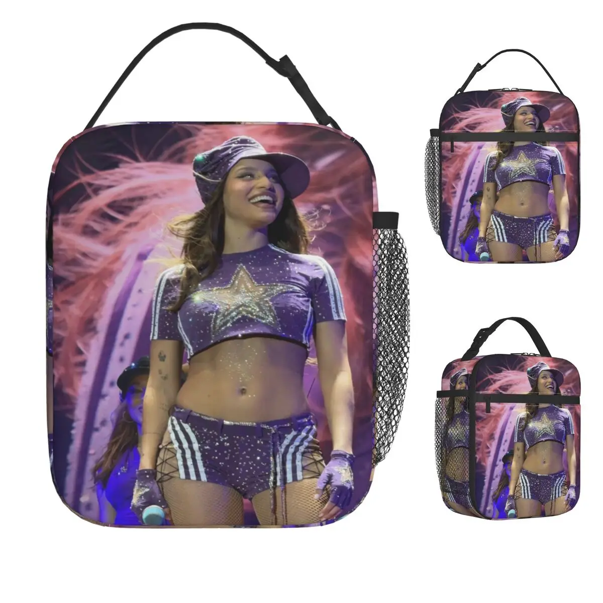 

Emilia Mernes Tour 2025 Lunch Bag Vintage Lunch Box Work Portable Tote Food Bags Graphic Cooler Bag