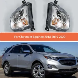 1Pcs Left/Right Car Front DRL Fog Light For Chevrolet Equinox 2018 2019 2020 Auto Driving Lamp Daytime Running Light Bumper Lamp