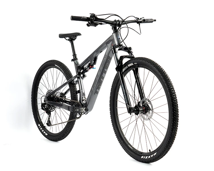 *Twitter 27.5 29er Full Suspension Carbon Mountain Bike SX 12S Downhill MTB Bicycle with Rock Shox Judys Fork Hydr Disc Brake