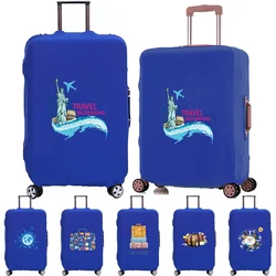 Travel Luggage Protective Cover Travel pattern Travel Accessories Elastic Suitcase Case Apply to 18-28inch