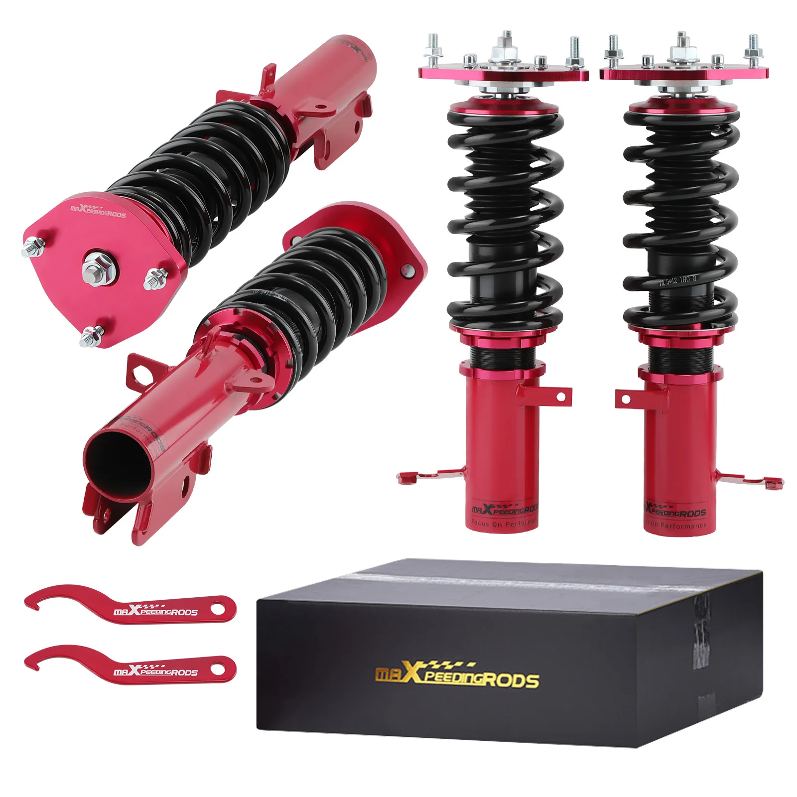 Adj. Height Coilover Suspension Struts Shocks Absorbers For Toyota Corolla 87-02 Struts Coils Shocks For Toyota Corolla E90 E100