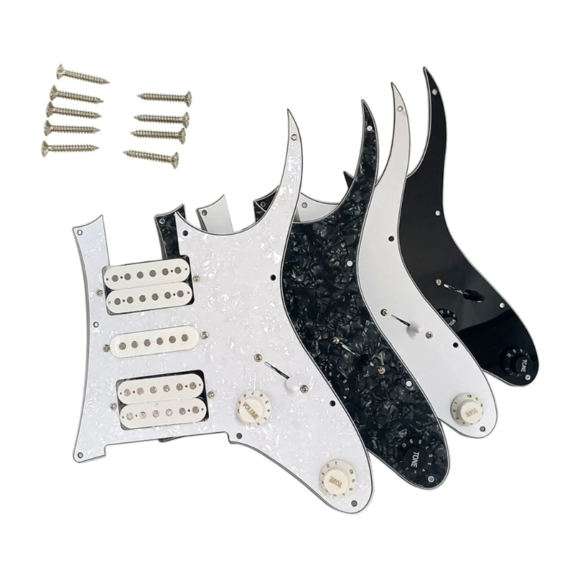 

PVC Electric Guitar Board Pickguard Pickups HSH Pickup Loaded Prewired Board Set