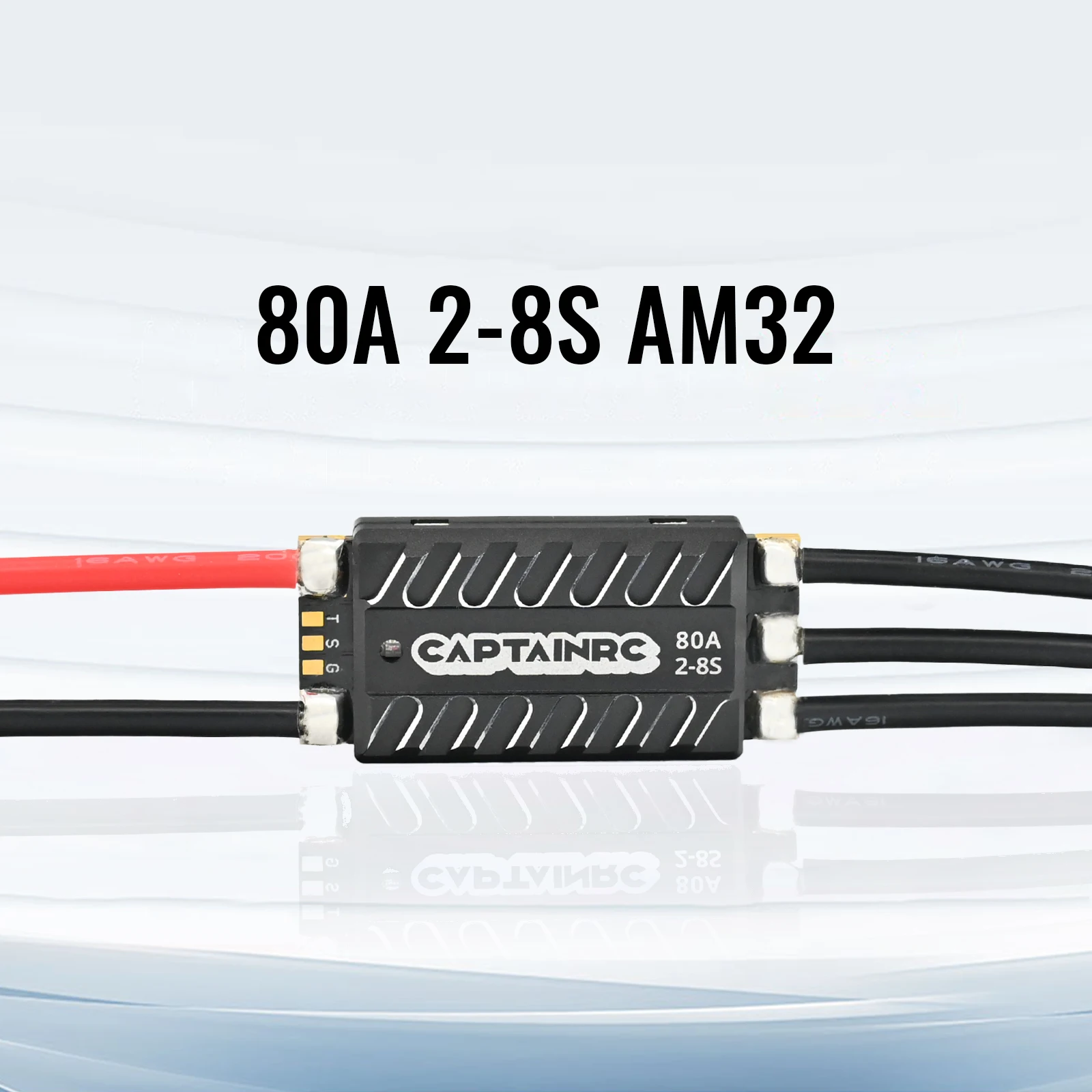 CaptainRC 80A 2-8S Brushless ESC – High-Power Drone Speed Controller with AM32 Firmware