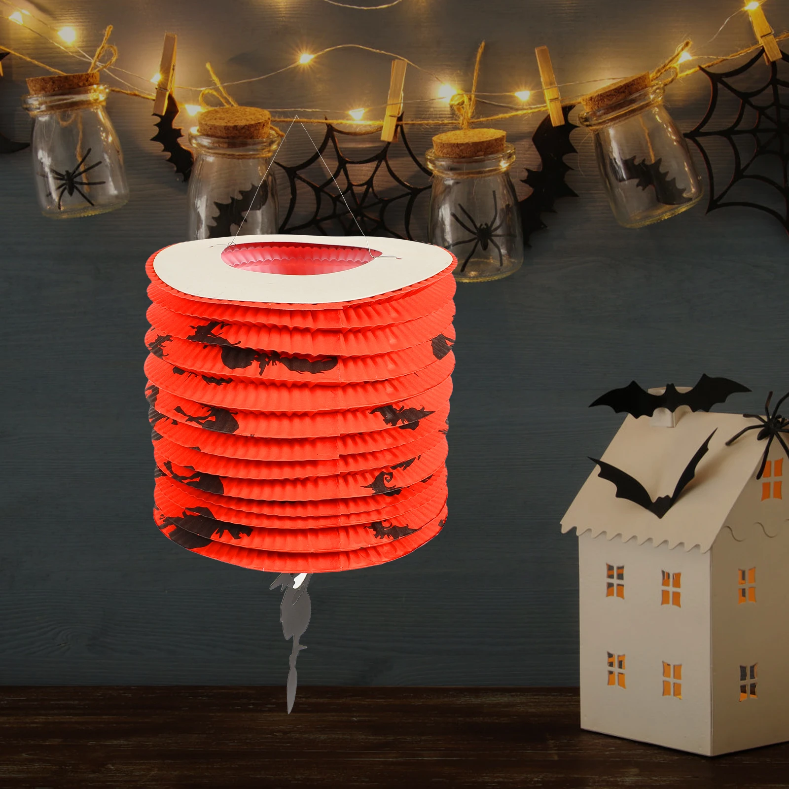 

6 Pcs Halloween Decoration Lantern Lanterns Decorative Outdoor Hanging Decorations