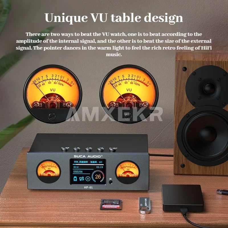 Odtwarzacz cyfrowy SUCAAUDIO Hi-Fi Fever Lossless USB Digital USB Pre-stage Turntable DSD Audio Decoder