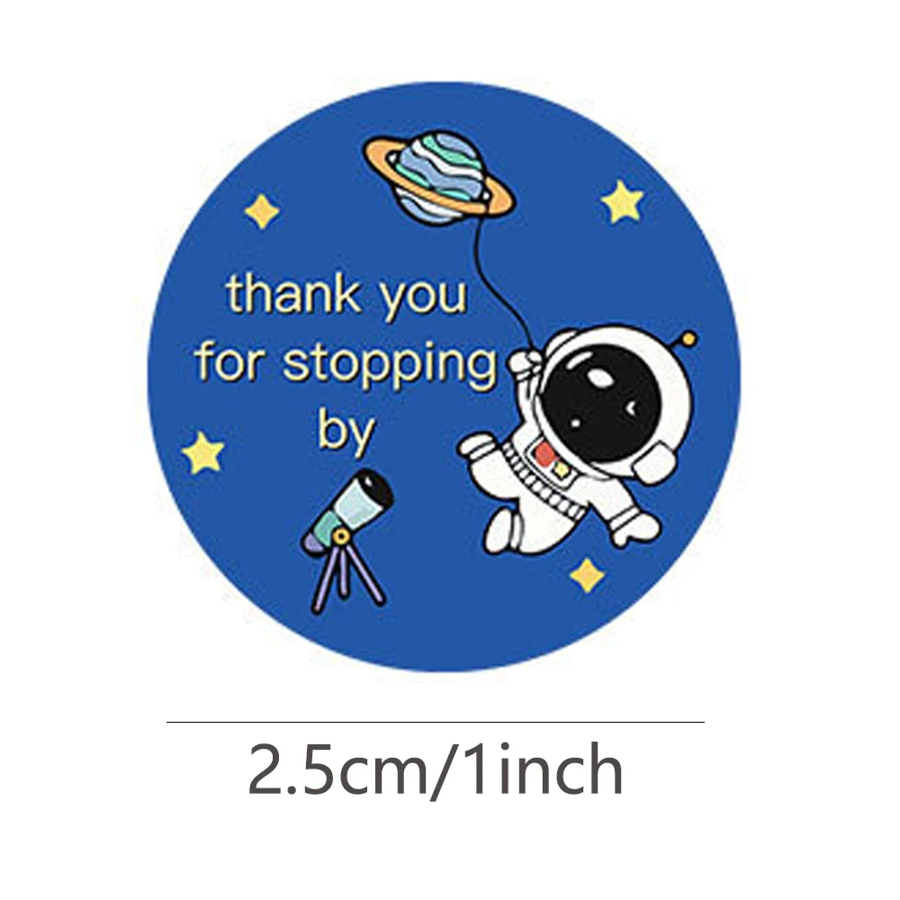 500pcs Thank You Sticker1inch Sealing Label Scrapbooking for Small Business Handmade Gift Decoration "thank You for Stopping By"