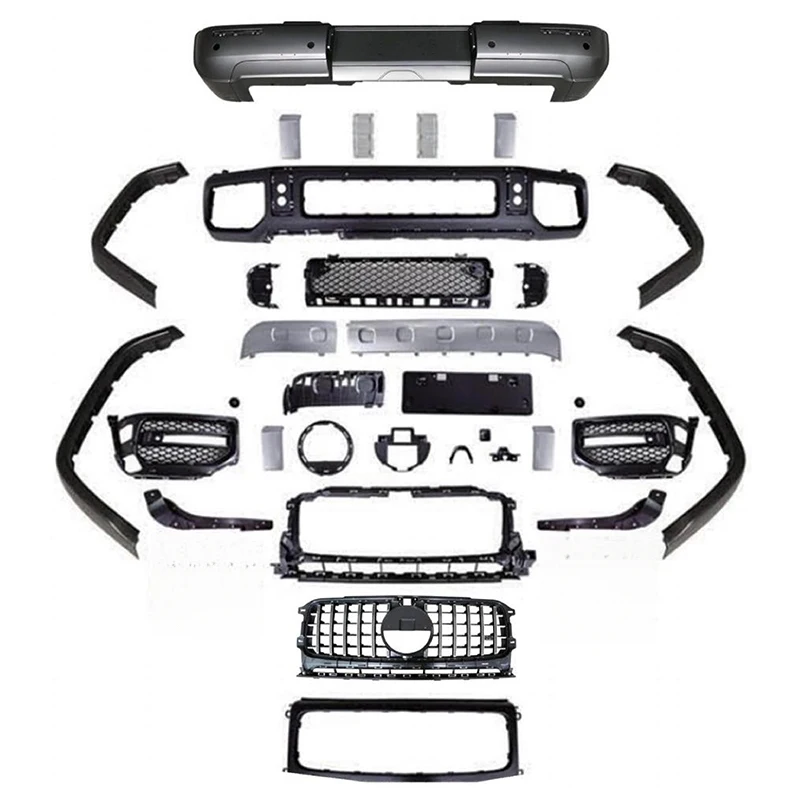 

Premium Car Accessories Rear Front Bumper Diffuser Lip Spoiler Tail Body Kit G-Class W463 To W464 2004-2018 High Quality