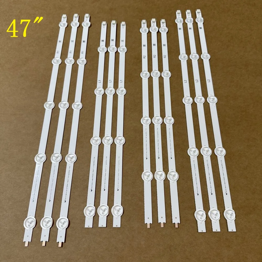 Faixa de luz de fundo LED para 47LN547V 47LA6130 47LN540R 47LN540B 47LN6138 47LA620S 47LA6208 47LN540S 47LN5400 47LN5403 47LN5404