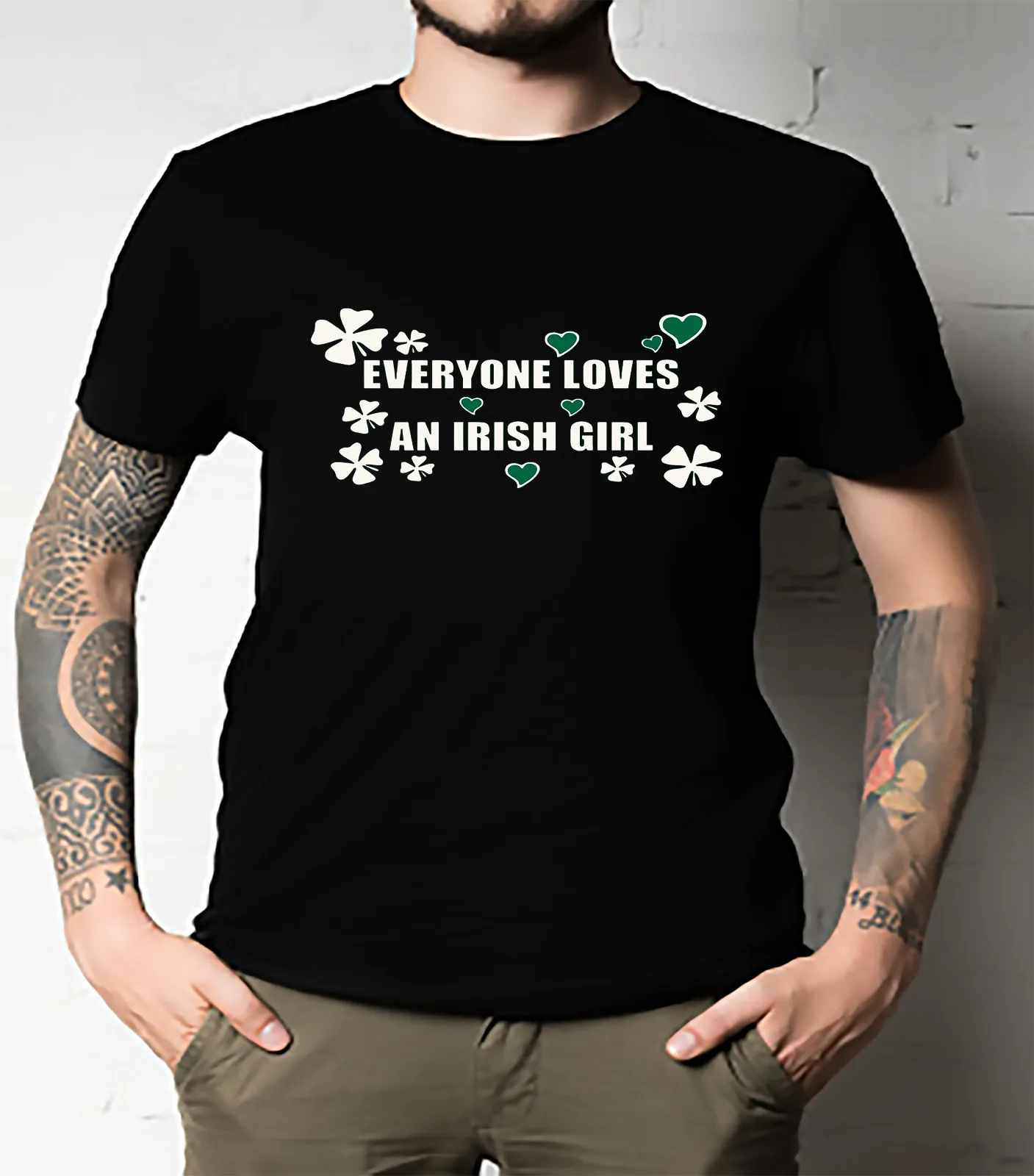 everyone loves an irish girl Classic T Shirt UNISEX All Size