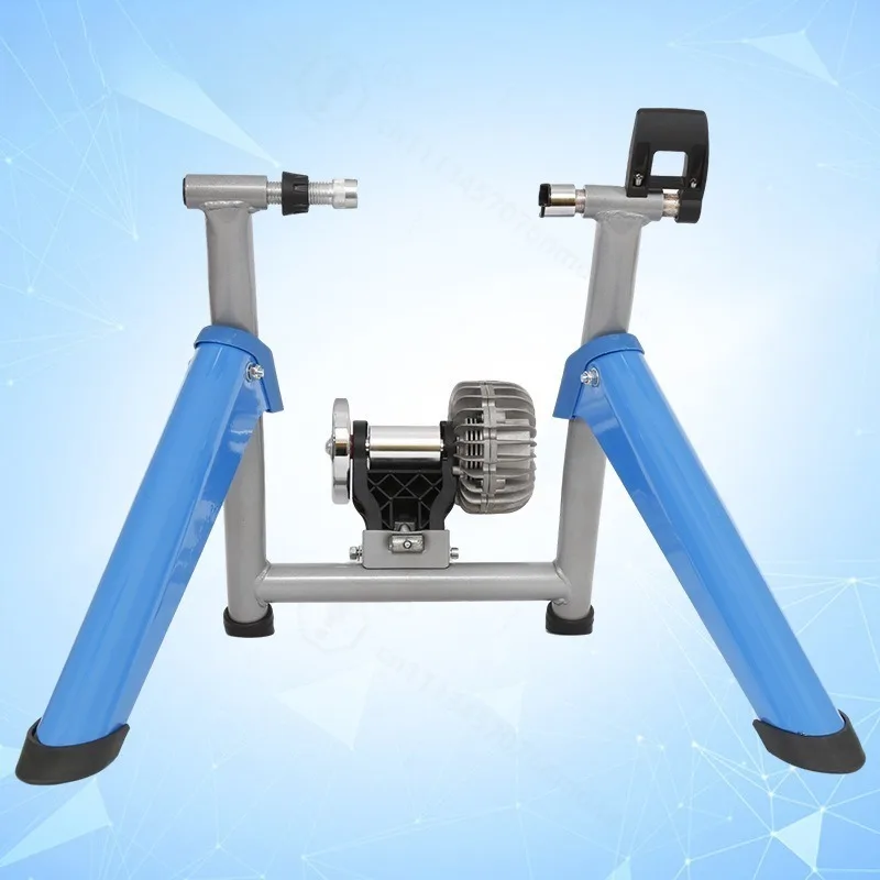 Silent Fluid Resistance Bike Trainer Stand, Wireless Indoor Fitness Cycling Training Rack for Mountain Bicycle Home Workout