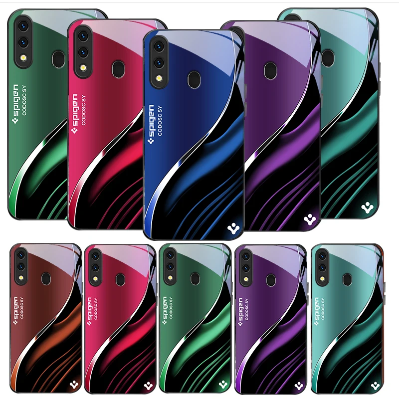 

Gradient technology blue For Samsung Galaxy A30 A31 A32 A33 A34 A35 A42 A30s A20 A25 A26 A51 A56 A54 A72 A73 70 Glass Phone Case