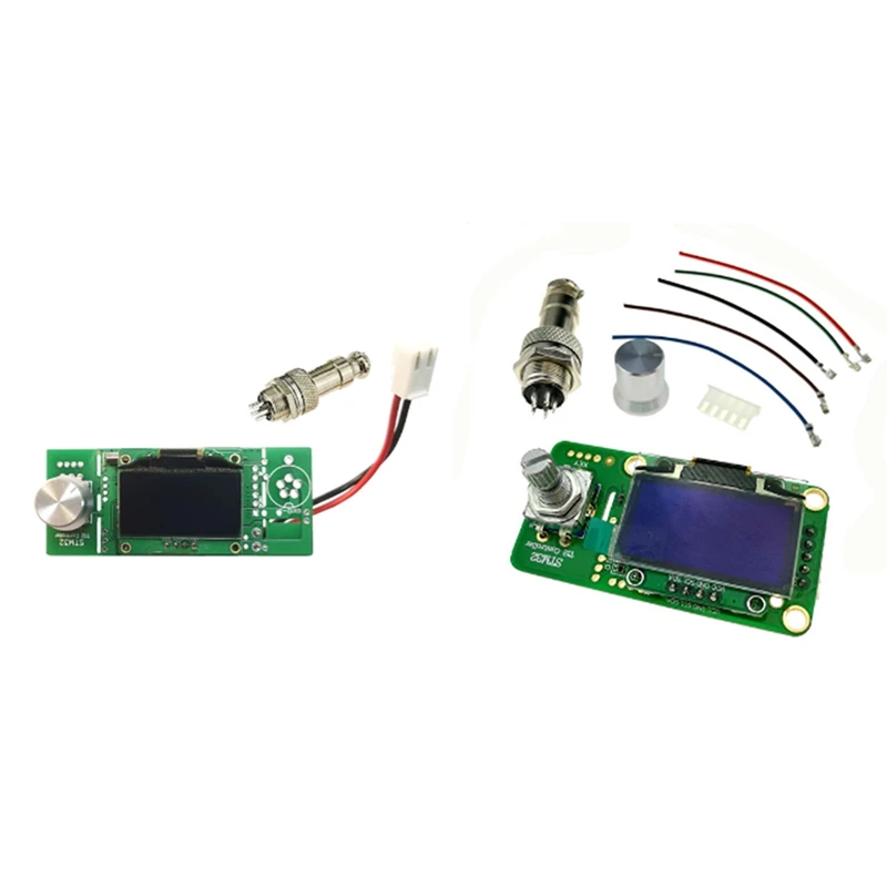 STM32 2.1S OLED T12 alat las, pengendali temperatur besi Solder elektronik disolder tidur Shock 110-240V