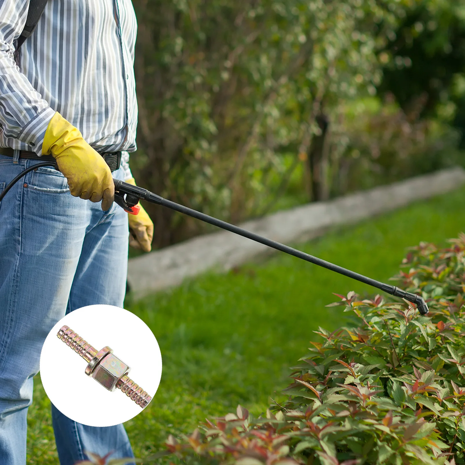 

BUTIFULSIC Sprayer Water Hose Adapter Connector for Reel Garden Fittings Quick Iron Accessory