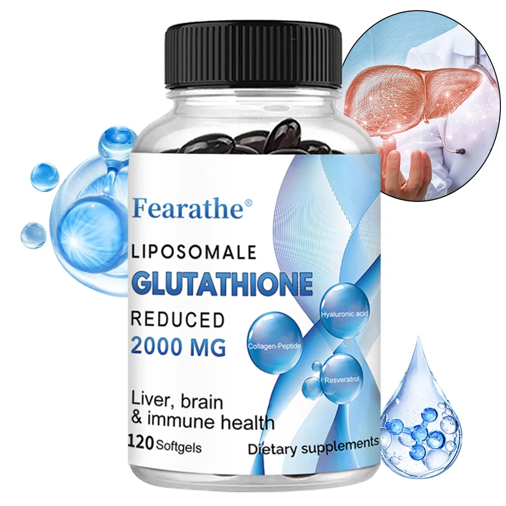 Liposomal Glutathione Capsules Antioxidant Skin Health Supplement, Healthy Skin Care, Hair, Nails, Immune Support