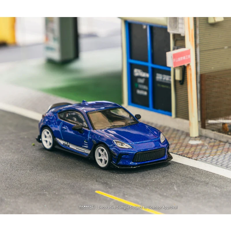 Tarmac Works 1:64 TW HKS GR86 Blue Metallic CHASE alloy model