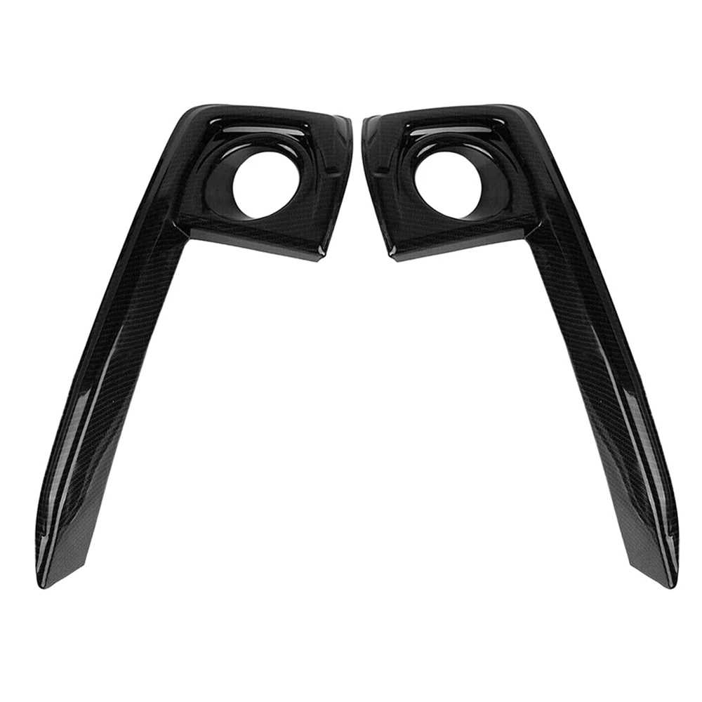 

Carbon Front Front Bumper Fog Light Lamp Cover Set for Honda Civic Sedan 2019-2021
