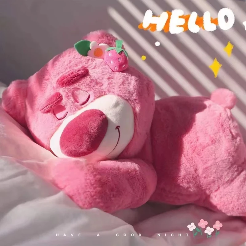 Disney Toy Story Lotso mignon ours fraise canapé en peluche oreiller jouets en peluche enfants filles amis Festivals cadeau d'anniversaire