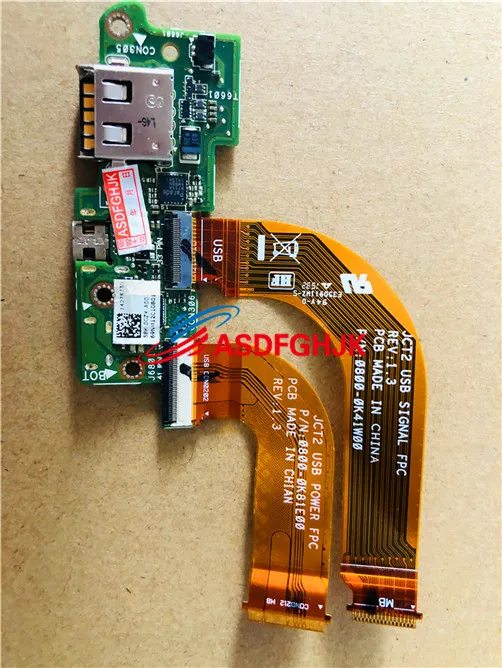 FOR  Placa USB JCT2 Original para Dell Venue 11 Pro 7140 puerto de carga Micro USB Mini HDMI con CABLE totalmente probado