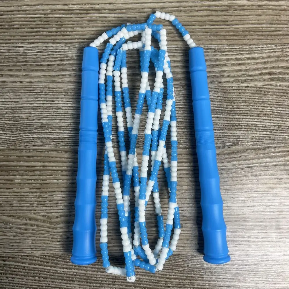 Professional Jump Rope For Children Soft Bead Design Adjustable Length Durable Handle School Sports Fitness Training Gear