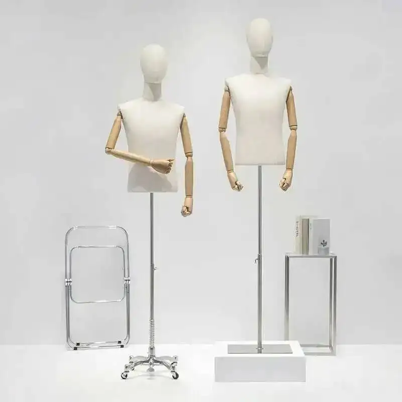 

Clothing Mannequins Half-length Korean Male Version Store Window Full-body Mannequin Display Stand Model Props Female Mannequin