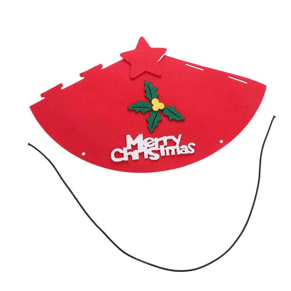 Xmas Decorative Santa Claus Merry Christmas Hat Christmas Cartoon Santa Claus Hat Animal Felt Party Hat Families