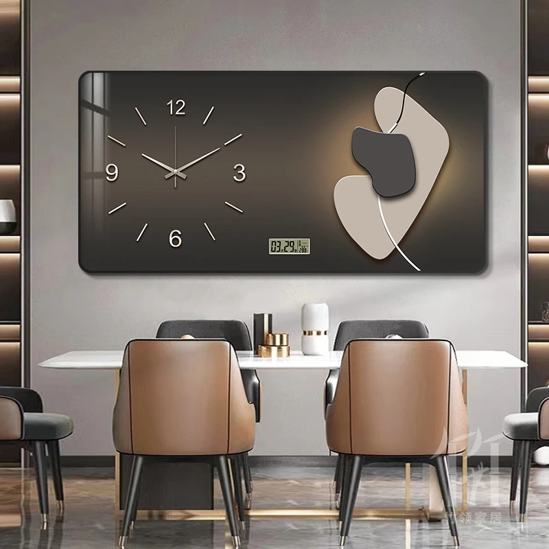 Living Room Luxury Wall Clocks Calendar Classic Big Designer Modern Wall Clock Hands Nordic Design Orologio Da Parete Decor