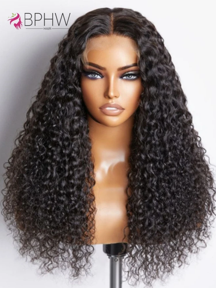 

Water Wave 13x4 HD Lace Frontal Human Hair Wigs Brazilian Curly Wigs 13x4 Human Hair Lace Front Wig Pre plucked Remy Hair BPHW