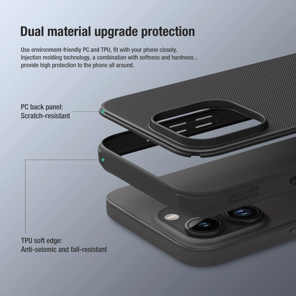 Nillkin Super Frosted Shield Pro For iPhone 16 Pro/16+/15 Pro Max/14 Pro Max/14 Plus/15 Plus Hard case phone case shell