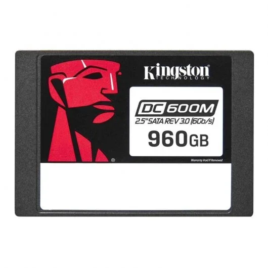 Kingston data center dc600m disco duro solido ssd 2.5” 960gb enterprise sata 3.0 - uso mixto
