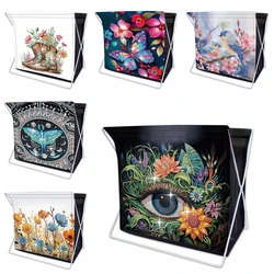 1pc/Set DIY Butterfly Diamond Painting Storage Baskets Ultra Large Capacity Canvas Diamond Art Storage Boxes for Organizing