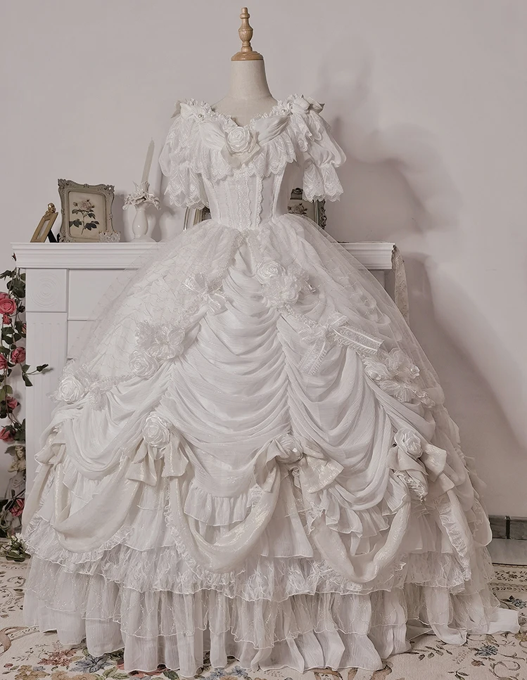 Henrietta Lolita◆ Your Majesty Rose ◆ Gorgeous Wedding Dress Tea Party by Henrietta-Pre-order