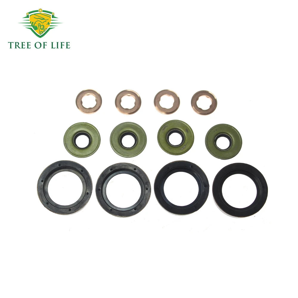 Cylinder Head Fuel Injector Seal&Washer Kit For MAZDA BT-50 BT50 UN 2.5L 3.0L 2006-2011 WE0113R79B WE01-13-H51 WE01-10-508B
