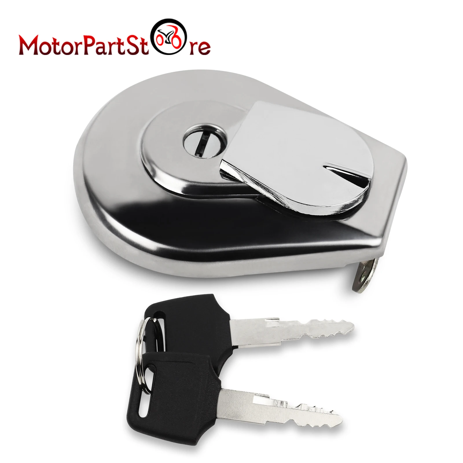 Chrome Fuel Gas Cap Tank Cap Cover Lock with key for Honda VF700 VF750 VT500 VT700 VT750 GL1500 VF1100 CB700 CB750 CB650 CB250