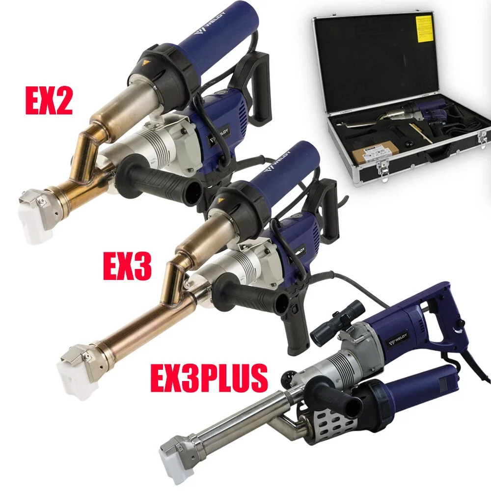 

WELDY Booster EX2 EX3 Plus Robust extrusion welder Handheld Plastic Extrusion Welding Machine Kit 230V 3000W