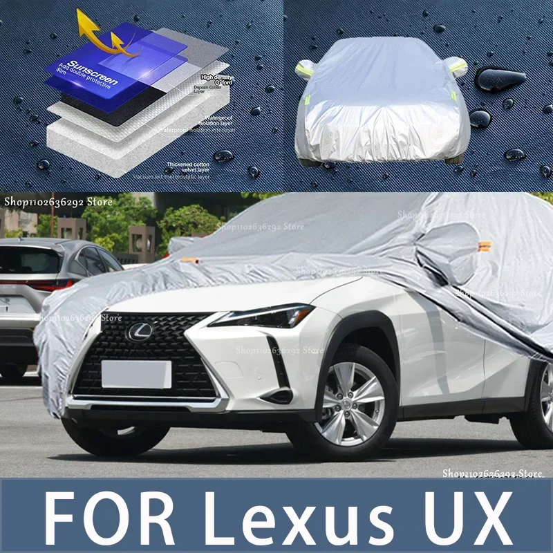 

For Lexus UX Outdoor Protection Full Car Covers Snow Cover Sunshade Waterproof Dustproof Exterior Car accessories