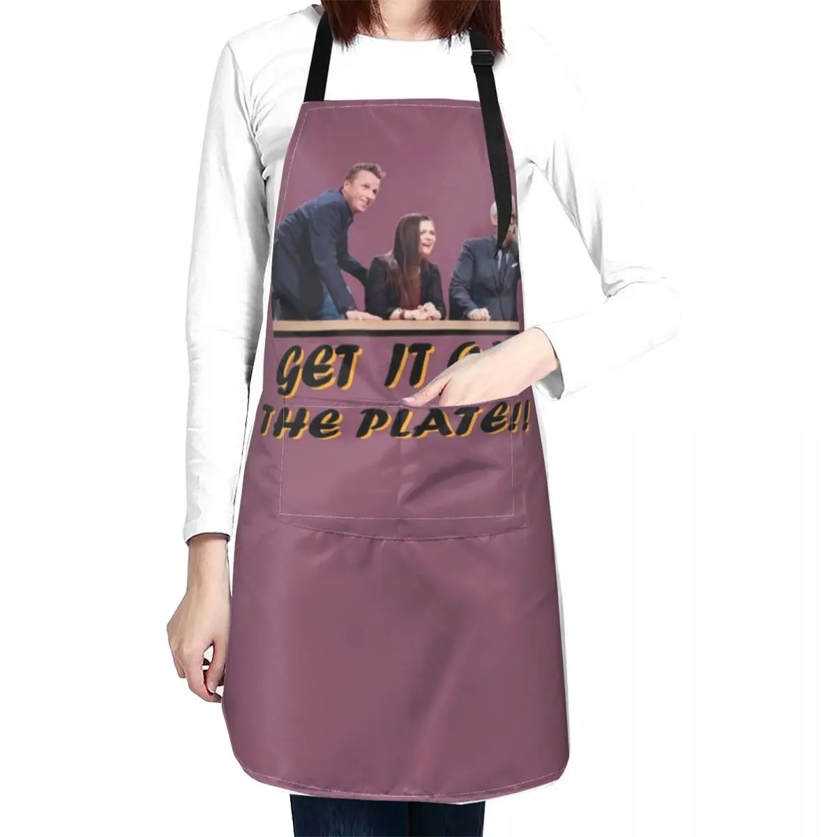 Get It On The Plate! - Version 2 Apron Chef Accessory Dress Costume Waiter Household Items Useful Apron