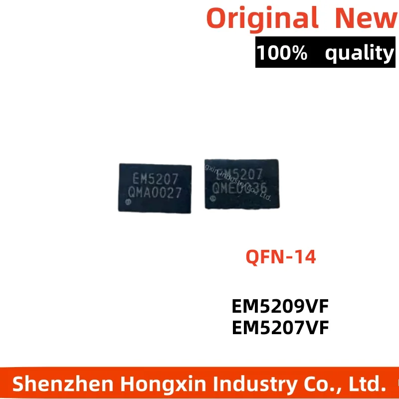 

(5-10piece) 100% New EM5207 EM5209 EM5207VF EM5209VF QFN-14 Load driver IC chip