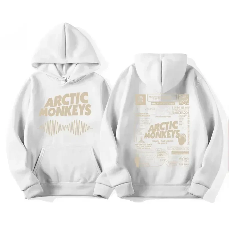 Retro Rock Arctic Monkeys Music Album Graphic Hoodies Men Vintage Oversized Y2k Hip Hop Hoodie Punk Sweatshirt Tour Plus size